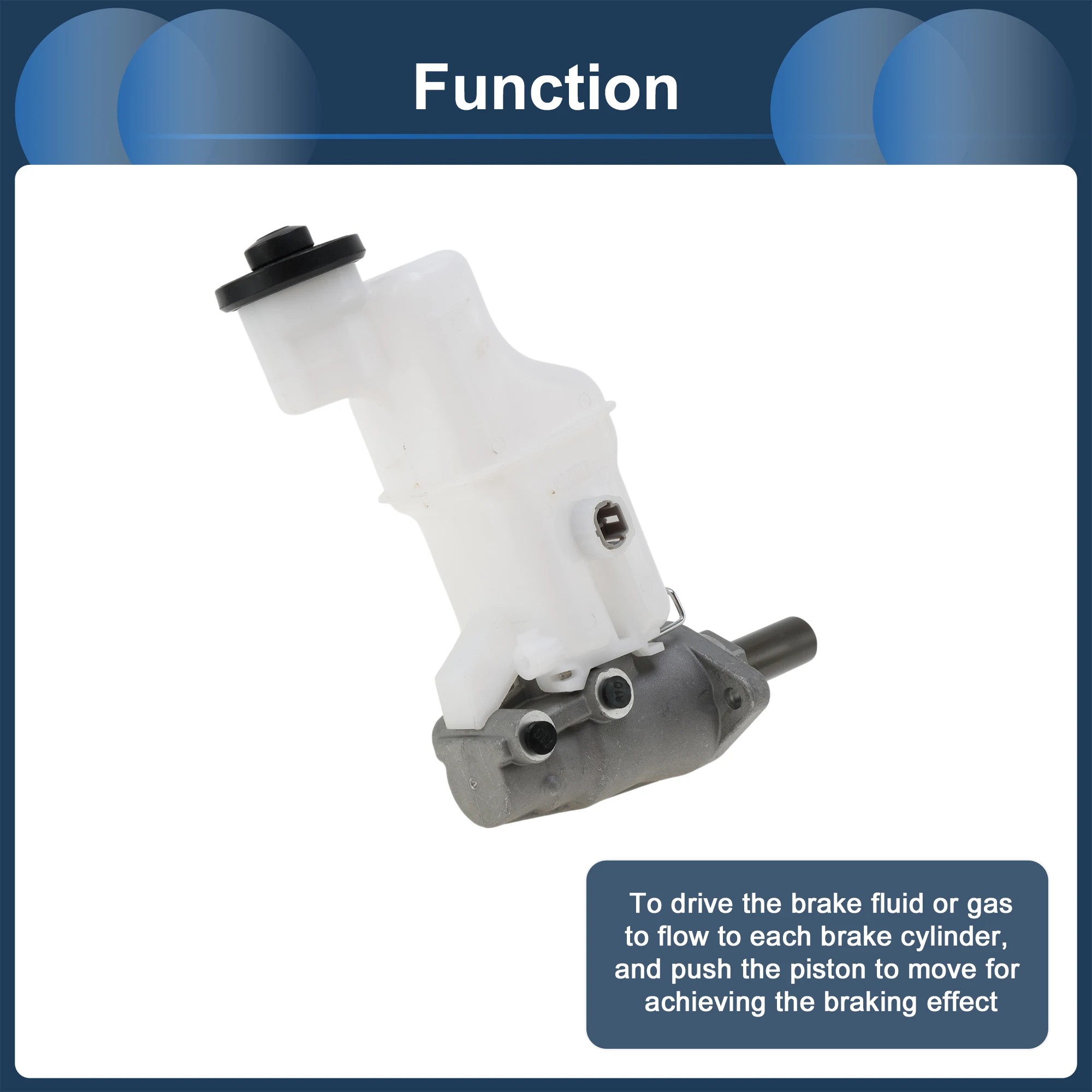 

Главный тормозной цилиндр UXCELL с резервуаром No 4702848031 для Toyota Highlander 2001-2003 Гидравлический главный цилиндр