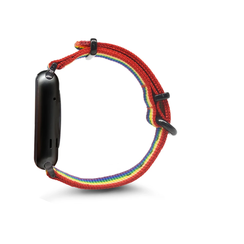 Compatible Apple Watch Rainbow strap Band LGBT group Woven Nylon Wristband iWatch Series Ultra1/2 38/40/41MM 42/44/45/49MM