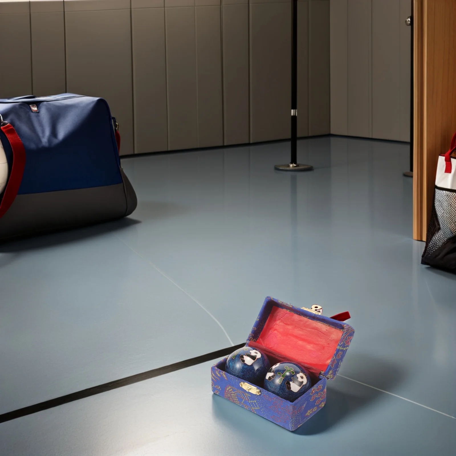 

2pcs Portable Massage Hand Balls Fitness Hand Exercise Tool With Precision Solid Bearing Chinese Health Rolling Balls For Muscle