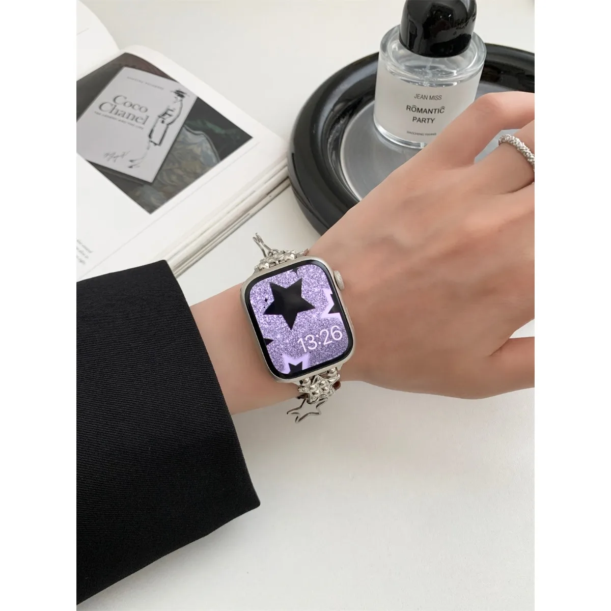 Watch Band For iWatch 42/44/45/46/49mm 38/40/41mm Metal Fashion Watch Strap For Watch Series Ultra2 Series 10/9/8/7/6/5/4/3/2/1_voghion.com