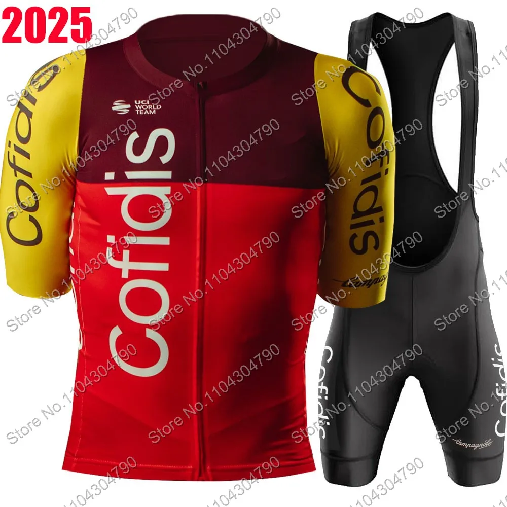 Cofidis Team 2025 Cycling Jersey Set Men Summer France Pro Cycling Clothing Road Bike Shirts Suit Bicycle bib Shorts MTB  Maillo