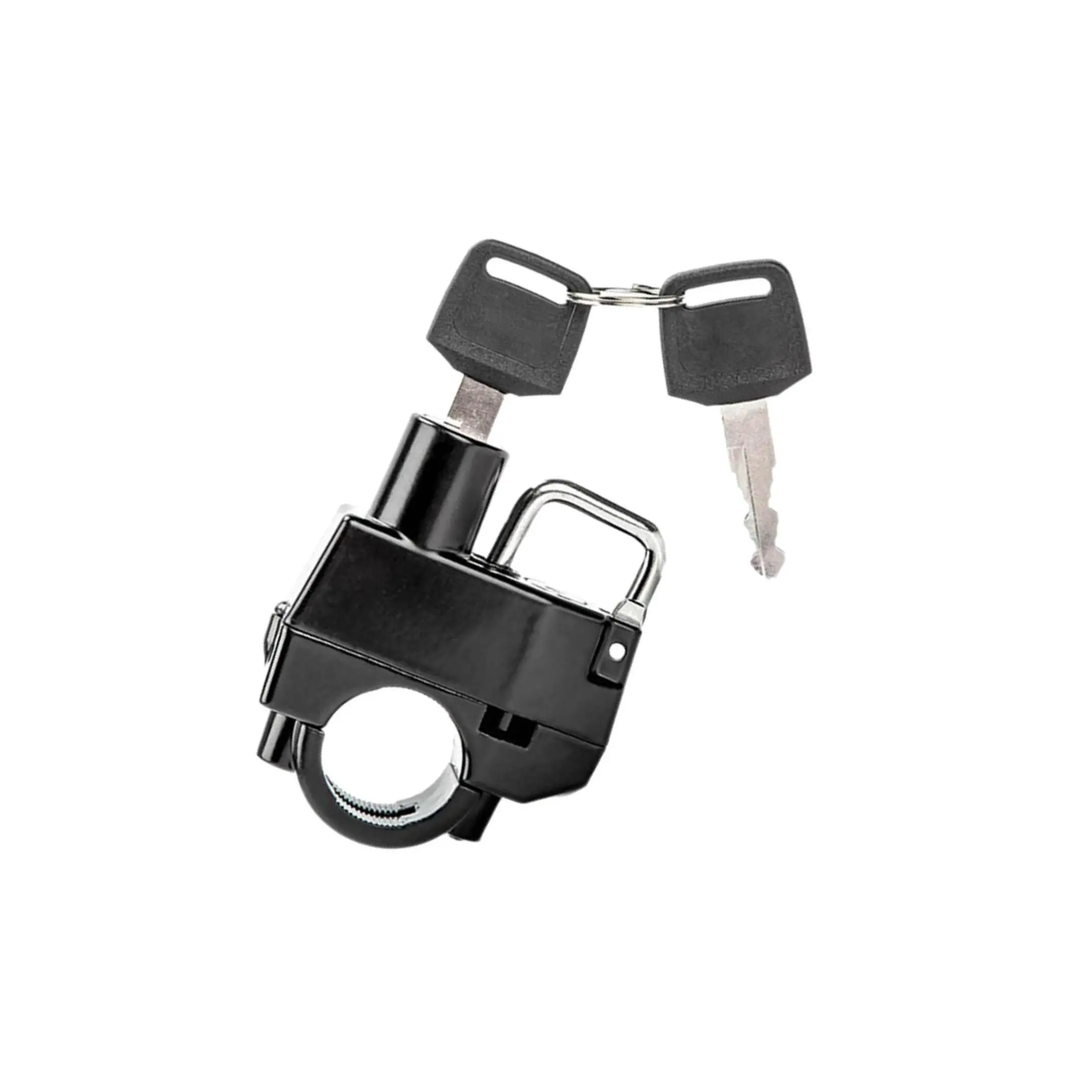 

Motorcycle Helmet Lock Anti Theft Fits for 22mm-25mm Handlebars Motorbike