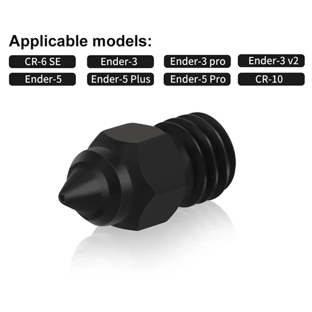 Creality MK8 Düse CR-6 SE Hartstahl Messing verkupferte Düsen für CR6 SE CR5 PRO /Ender 3 S1 pro / CR10 V2 / Ender 3-Düse – Detail 16