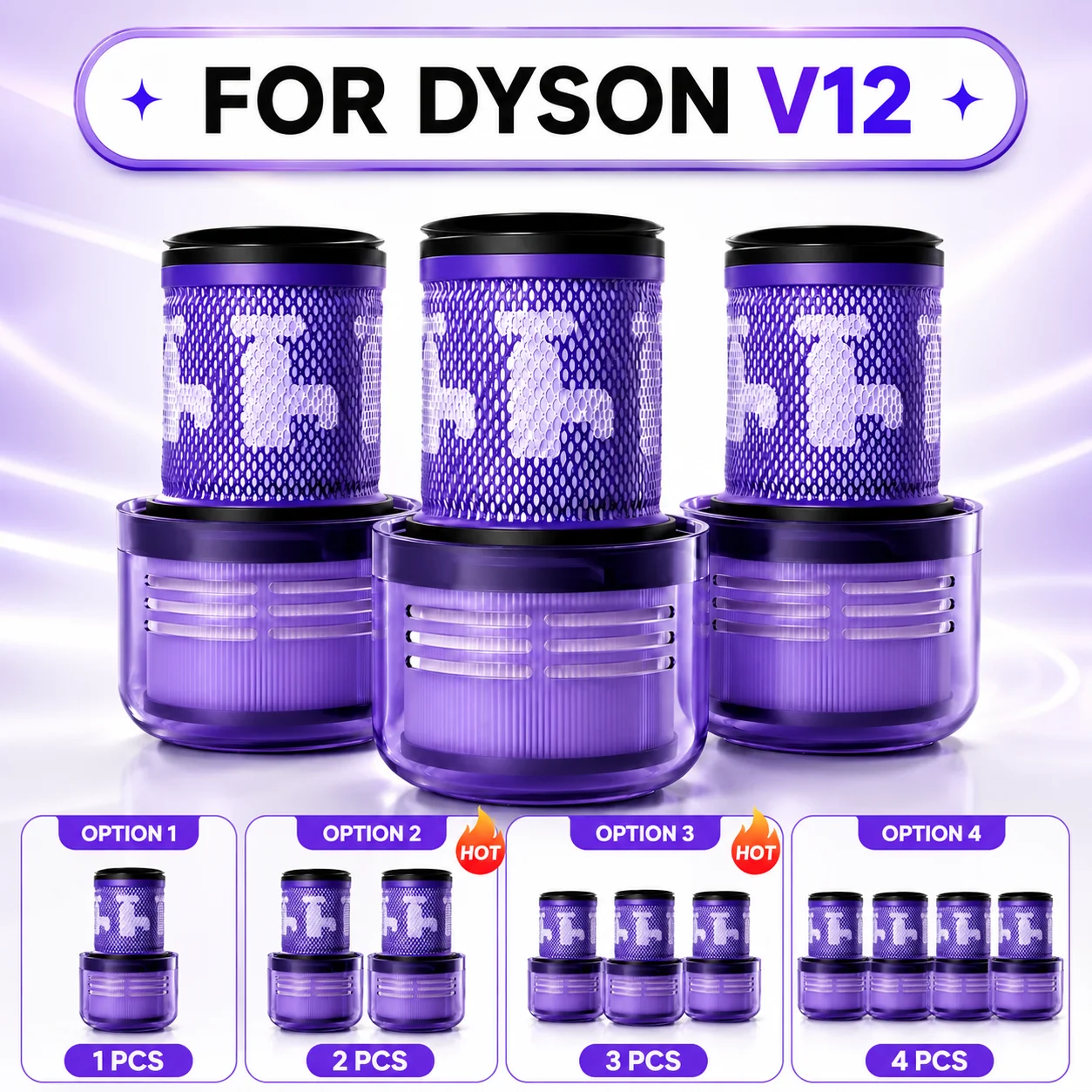 �y�Z�[�����zDyson V12 Slim Detect Slim SV20 SV26 SV30 SV34 SV35 SV46 �Ή� HEPA�t�B���^�[ �������i