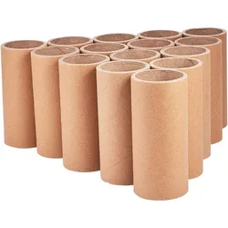 20pcs 3.9 x 1.8 Inch Cardboard Tubes Sturdy Craft Rolls Paper Tubes Empty Toilet Paper Rolls Craft Supplies for DIY Creative