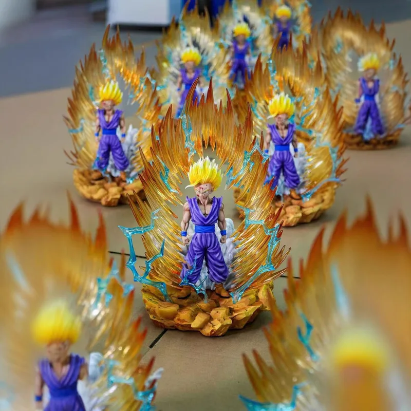 In Stock Jt Toys 36cm Dragon Ball Anime Figures Son Gohan Figures Super Saiyan 1 Collection Model Statue Gifts Toy