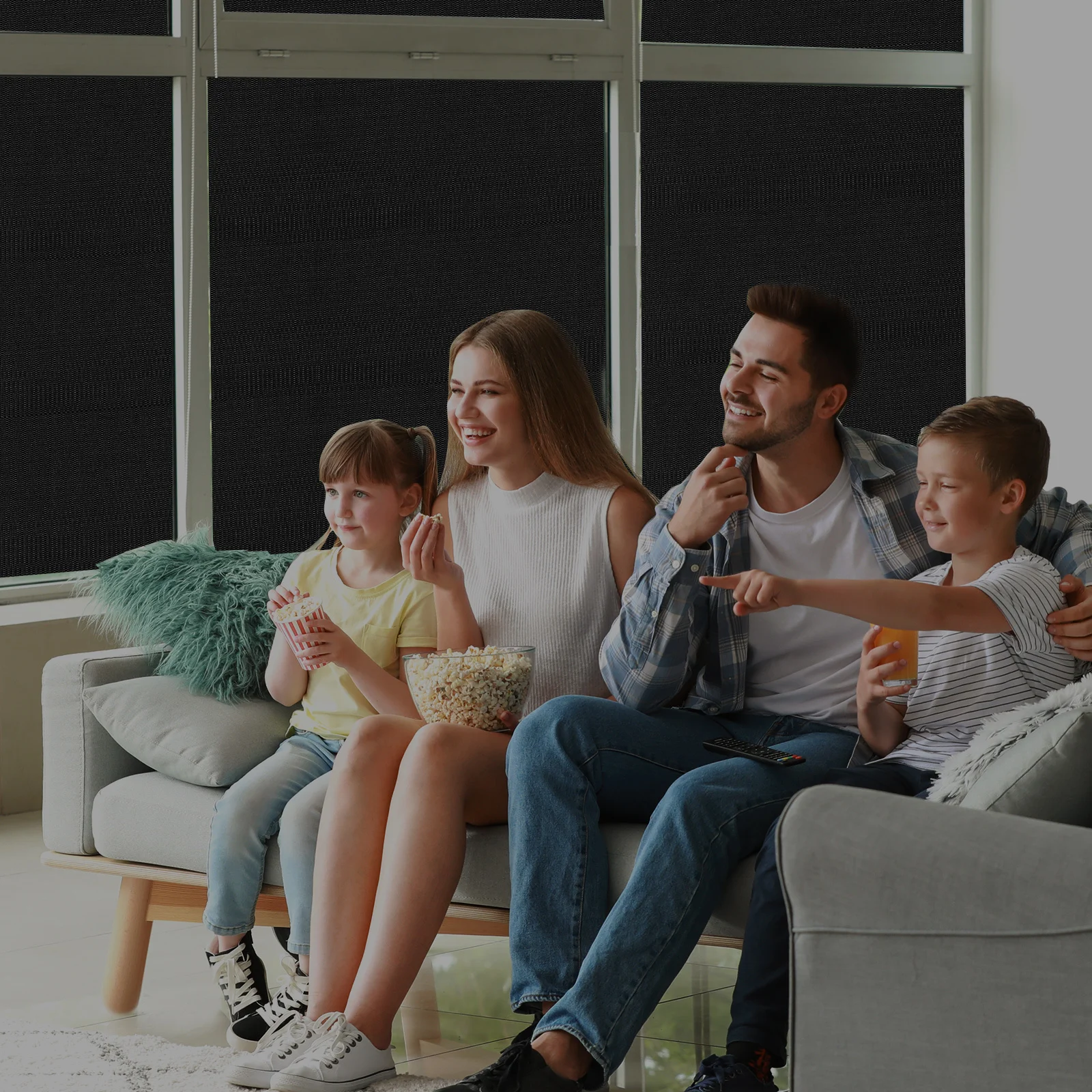 1 Juego de 1 Juego de cortinas opacas de 300x145cm, cortinas de ventana portátiles para dormitorio, sala de estar, oficina, uso de viaje, persianas protectoras sin taladro