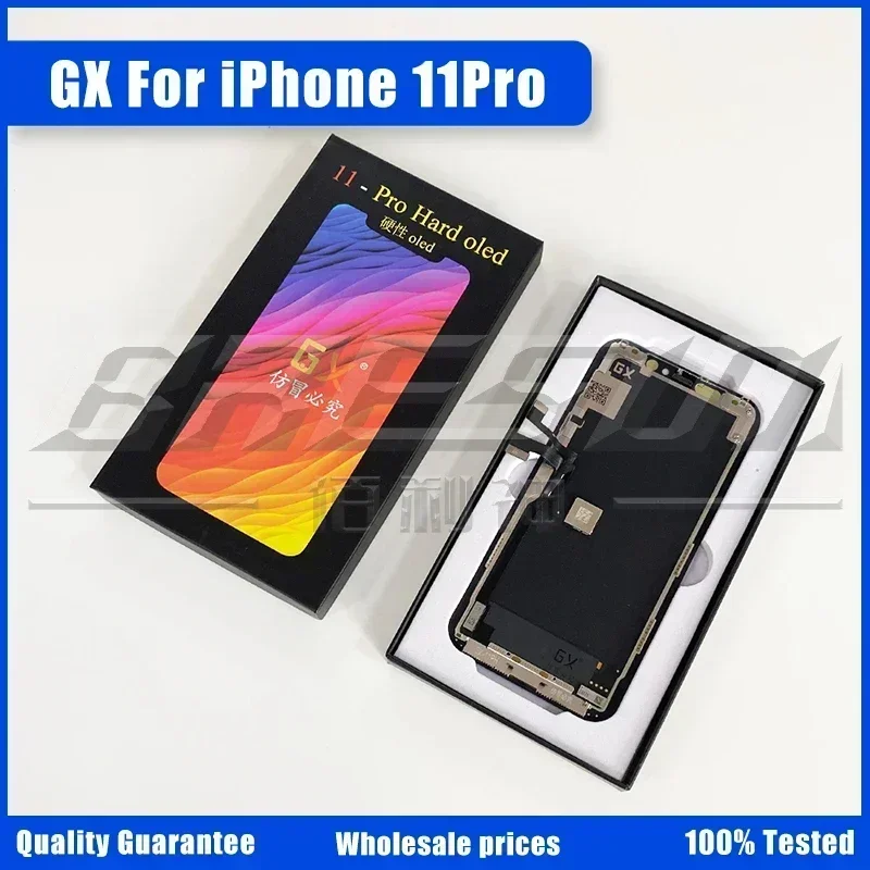 GX LCD Display For iPhone X XS XR 11 11ProMax 12 12Pro 12pro Max 13 Touch Screen Digitizer Assembly Support True Tone