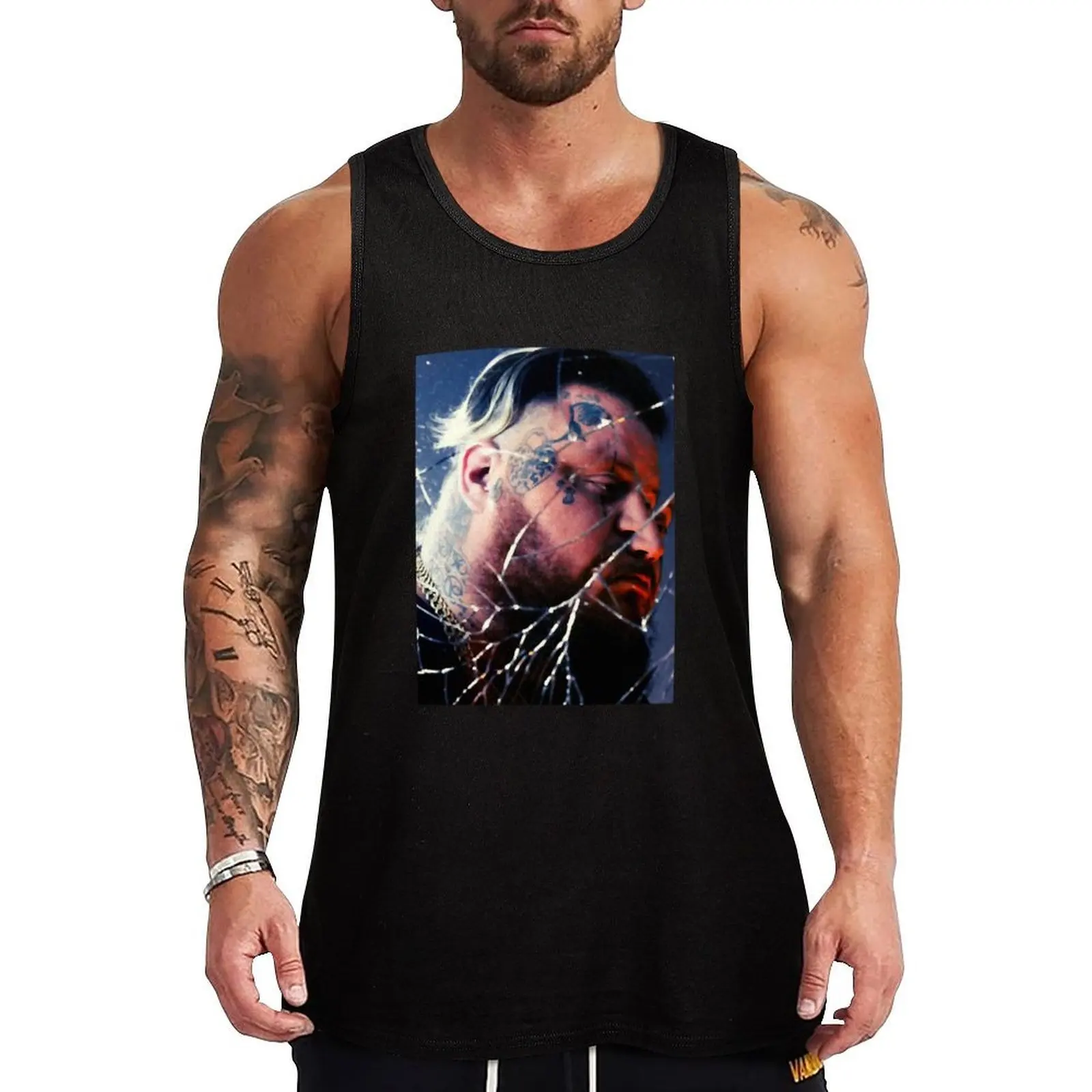 

Jelly Roll Tank Top Street Hip Hop Tank Top Casual Sleeveless Wear