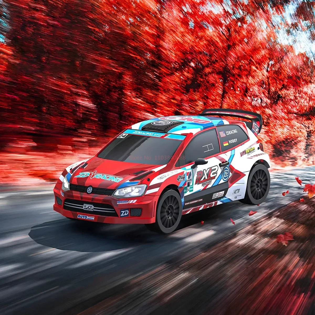 Neues Zd Racing Rx12 ferngesteuertes Auto 4wd bürstenloses Hochgeschwindigkeits-Renn-Geländewagen-Simulationsmodell Spielzeug Weihnachtsgeschenk
