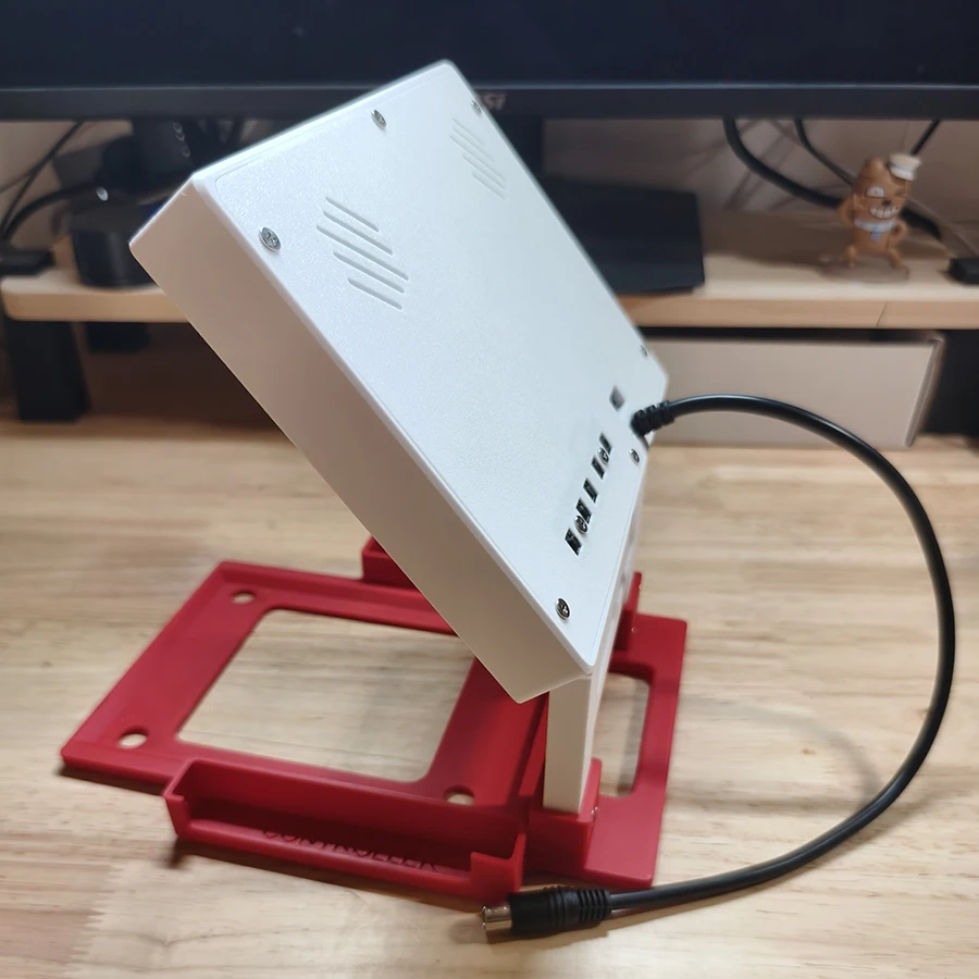 Nueva PANTALLA LCD para consola de juegos LAVA FC, mini monitor de 8 PULGADAS con estéreo de alta fidelidad, pantalla 4:3, portátil, plegable
