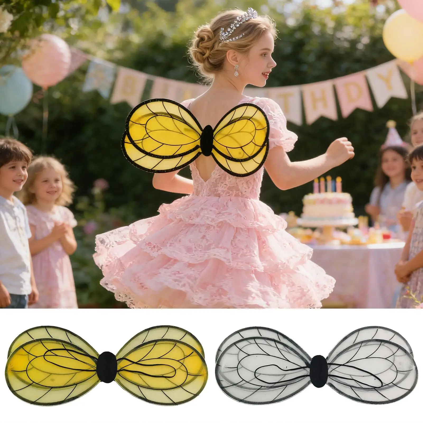 

Bee Wing Creative Party Supplies Accessory Cosplay Wing Halloween Costume Halloween Cosplay Prop for Dance Roleplay Festive