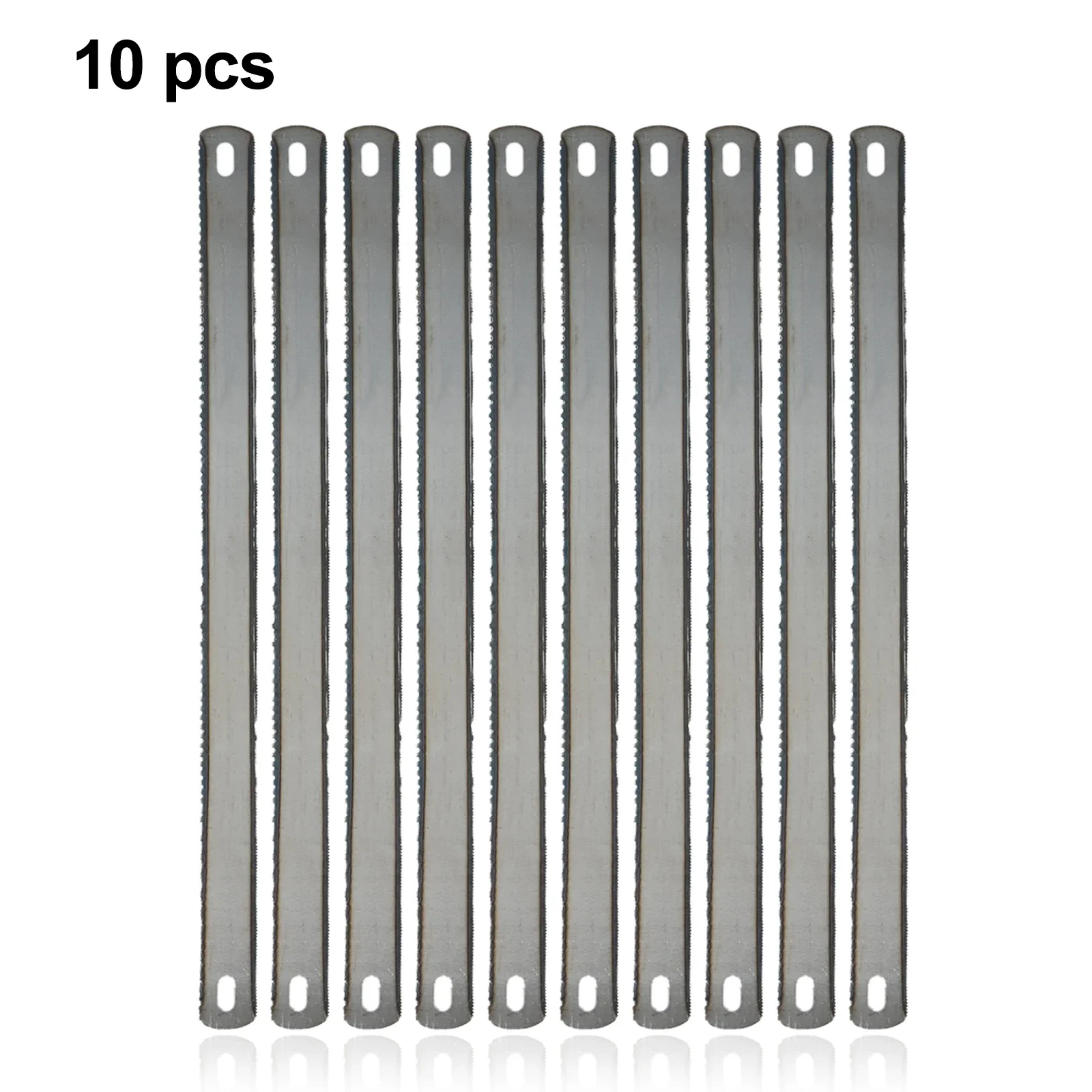 10 pçs dupla face lâmina de serra de aço lâmina de serra de corte de cerâmica scratcher para madeira plástico jigsaw folhas corte de metal multitoo