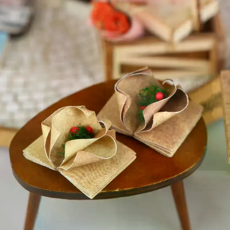 1/12 Miniaturowa książka do domku dla lalek, model, ozdoba sceny z czarodziejskiego świata, dekoracja w stylu vintage do domku dla lalek, rekwizyty do zdjęć