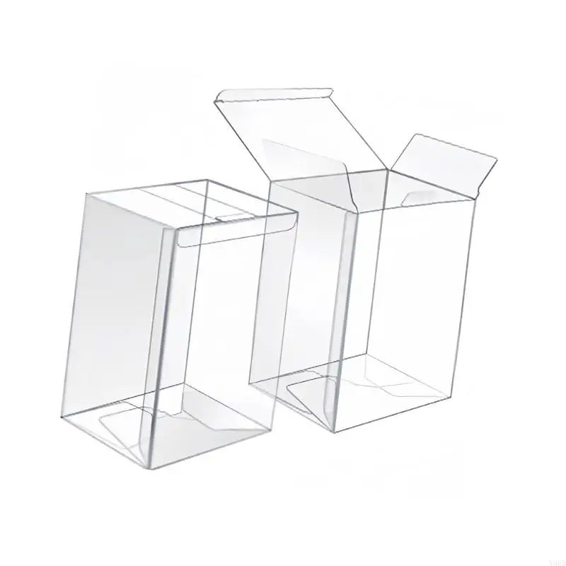 

Y88D Scratchproof Card Collection Box With Clear Design PVC Packing Box Display Holder For Various Card Organzing Solution