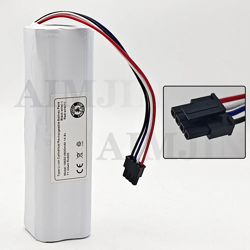 

Сменный аккумулятор 14,4 В/14,8 В 4800 мАч STYTJ02ZHM для Xiaomi Mijia Mi подметальный робот-пылесос 1T