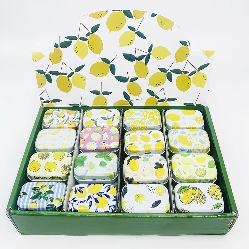 32Piece/lot Mini Exquisite Vintage Flowers Candy Pill Tin Storage Box Portable Girl Favor Jewelry Household Metal Collection Box