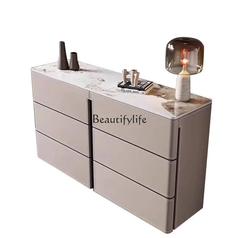 

Italian minimalist light luxury dining side cabinet modern simple home