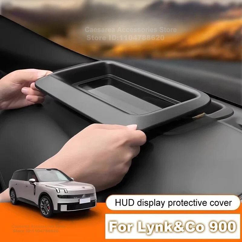 ل Lynk & Co 900 2025 عرض السيارة HUD الغطاء الواقي أداة غطاء غبار الملحقات الداخلية #1