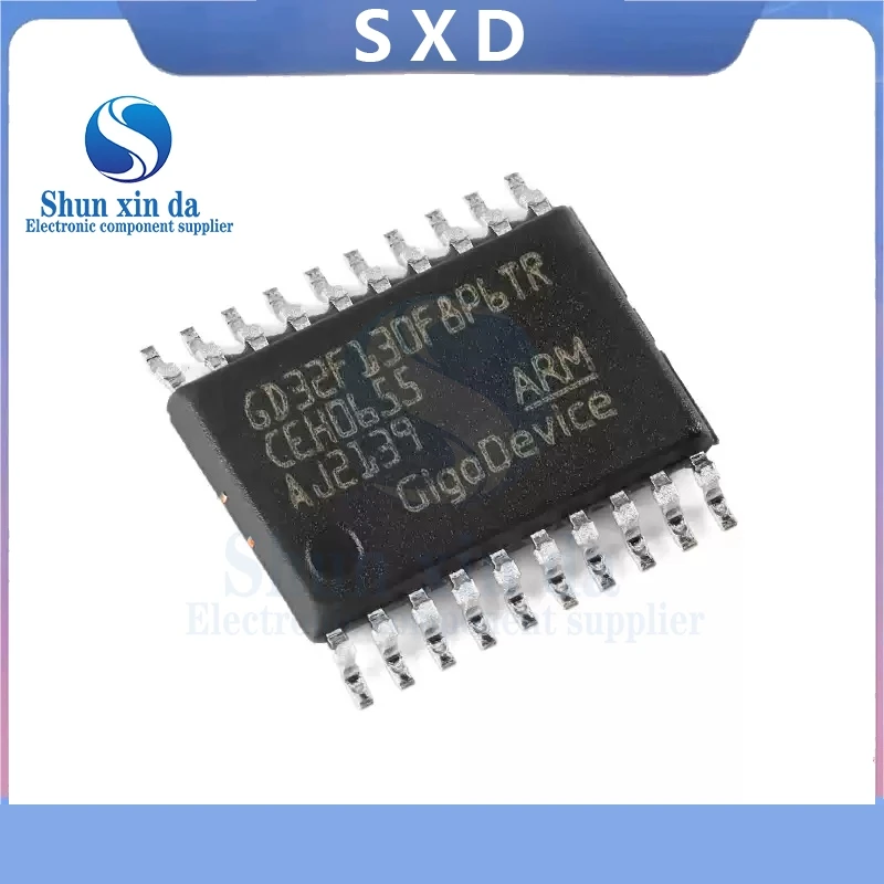 5PCS GD32F130F8P6TR GD32F130F TSSOP-20 32 Bit Microcontroller Chip MCU IC Controller Brand New Authentic