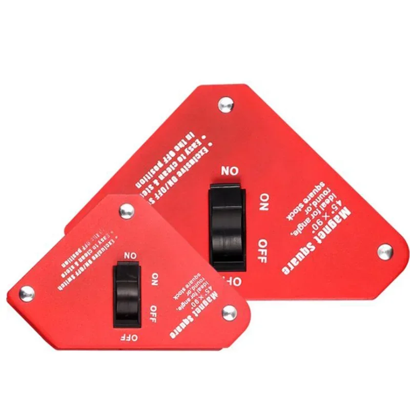 

30/55LB Magnetic Welding Holders Switch Style 45/90/135 Degree Solder Arrow Strong Magnet Weld Fixer Positioner Locator Tool