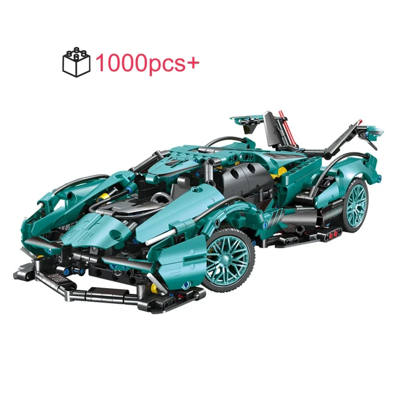 التقنية V12 سوبر سيارة اللبنات قوة المحرك لغز اللعب DIY زخارف الطاولة نموذج عيد الميلاد عيد الميلاد عيد الهالوين هدية #1