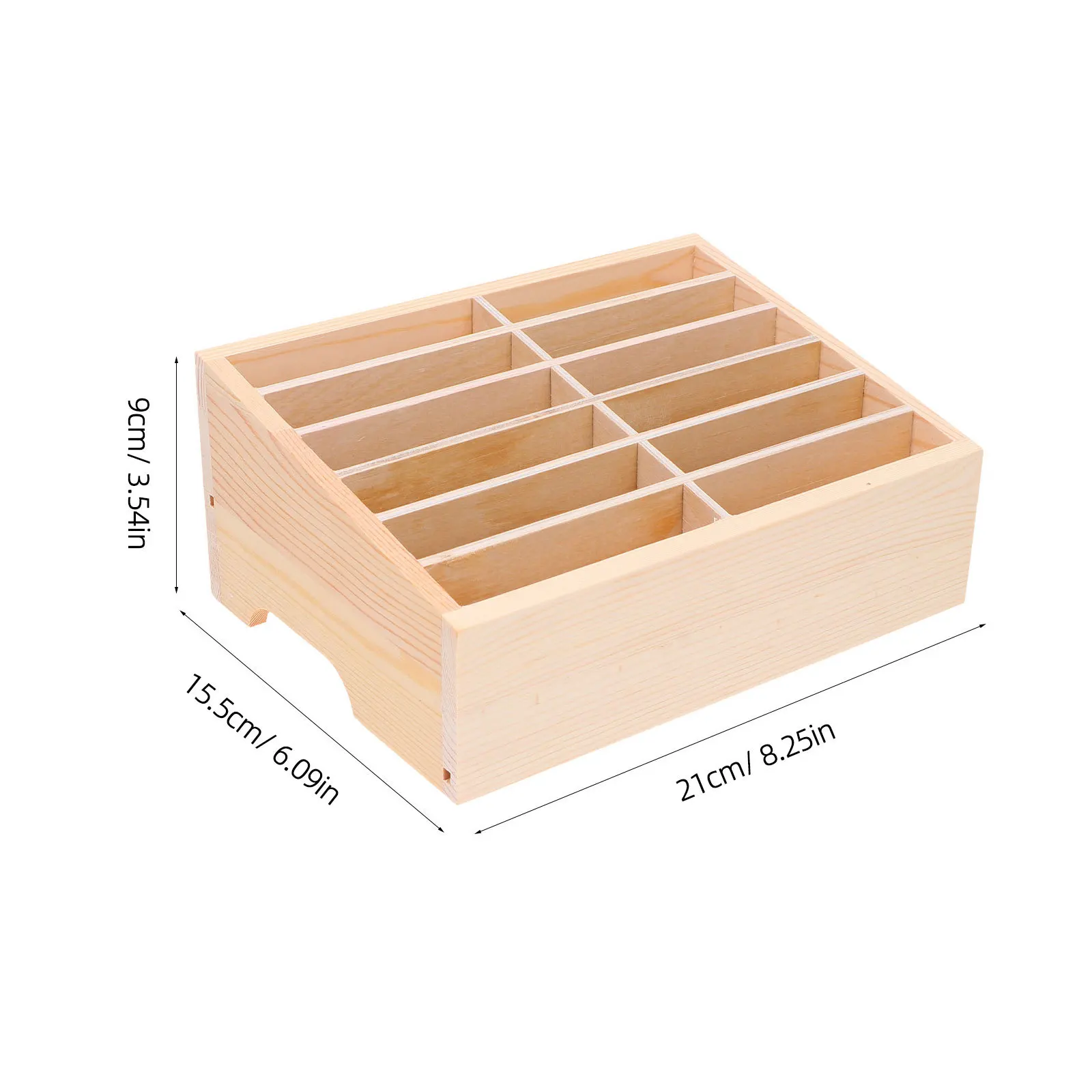 صندوق تخزين الهاتف الخشبي، منظم سطح المكتب متعدد الشبكات للأجهزة المحمولة، رف عرض صديق للبيئة، غرفة اجتماعات الفصول الدراسية