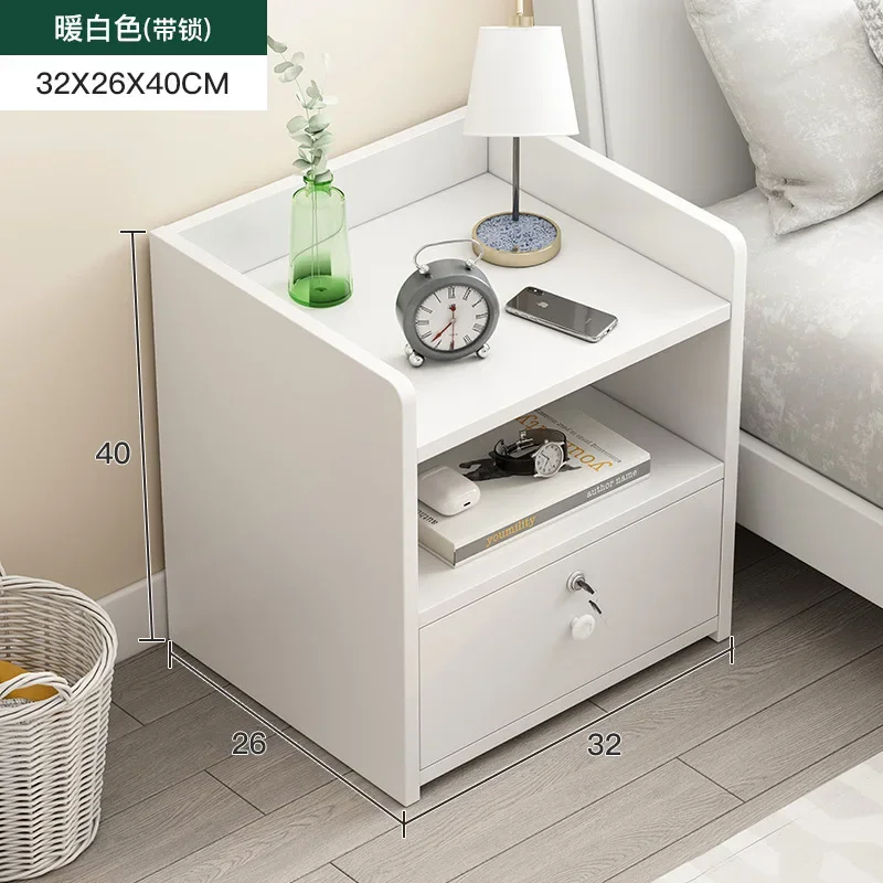 Bedside Table Modern Simple Small Storage Rack Simple Master Bedroom New Storage Locker Bedside Small Cabinet