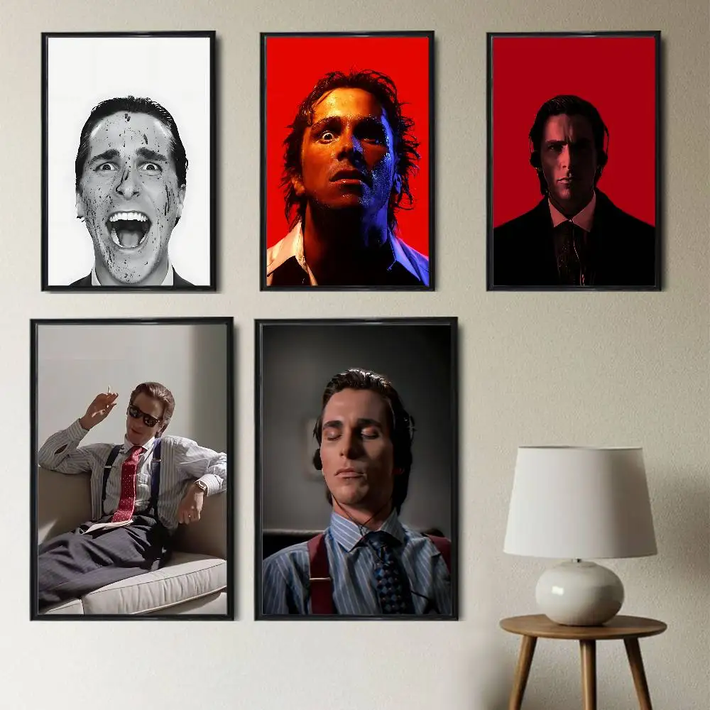 

Rubber Man Christian Bale Wall Art Anime Canvas Painting Poster For Living Room Decoration Picture Home Decor