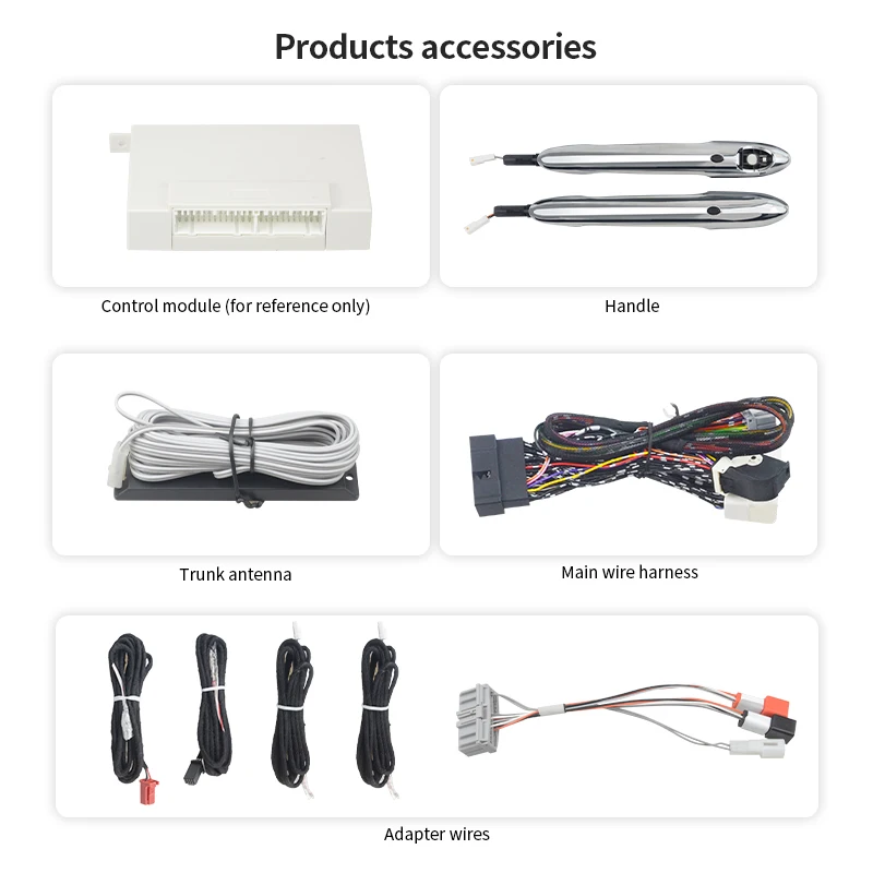 Comfort Access Door Handle Kit For MINI Cooper, Club & Countryman F54 F55 F56 F57 F60 With Oem Push Start Button