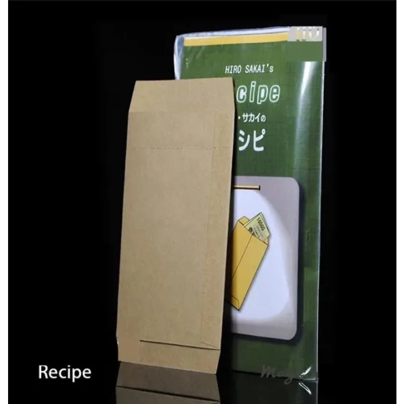 Recipe By Hiro Sakai - Magic Trick, Paper Change Into Bill, Envelope Magic Props Japan Best Selling Magic Product