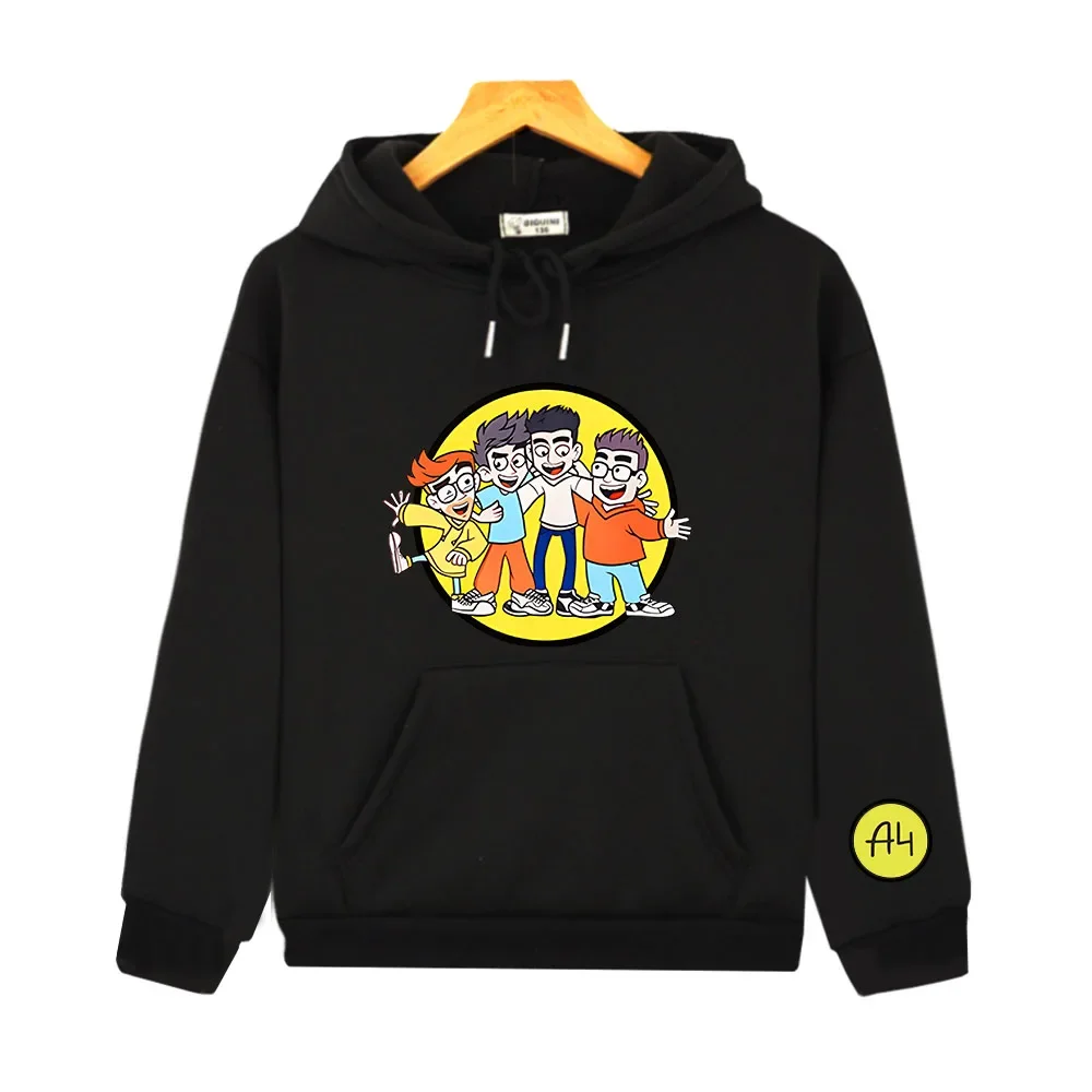 Мерч А4 Hoodie Lamba Print Sweatshirts Boys Girl Baby Clothing Влад Бумага А4 для детей Kids Clothes Tops Cartoon Sudadera Mujer