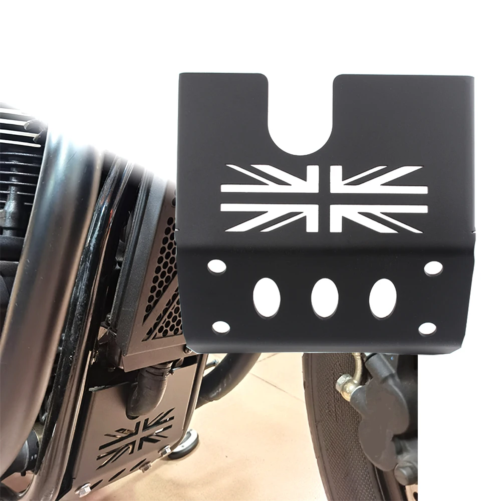 

Motorcycle 3MM CNC Aluminum Alloy Engine Guard Chassis Protection Frame Fit For Triumph Bonneville Bobber Black 2017-25