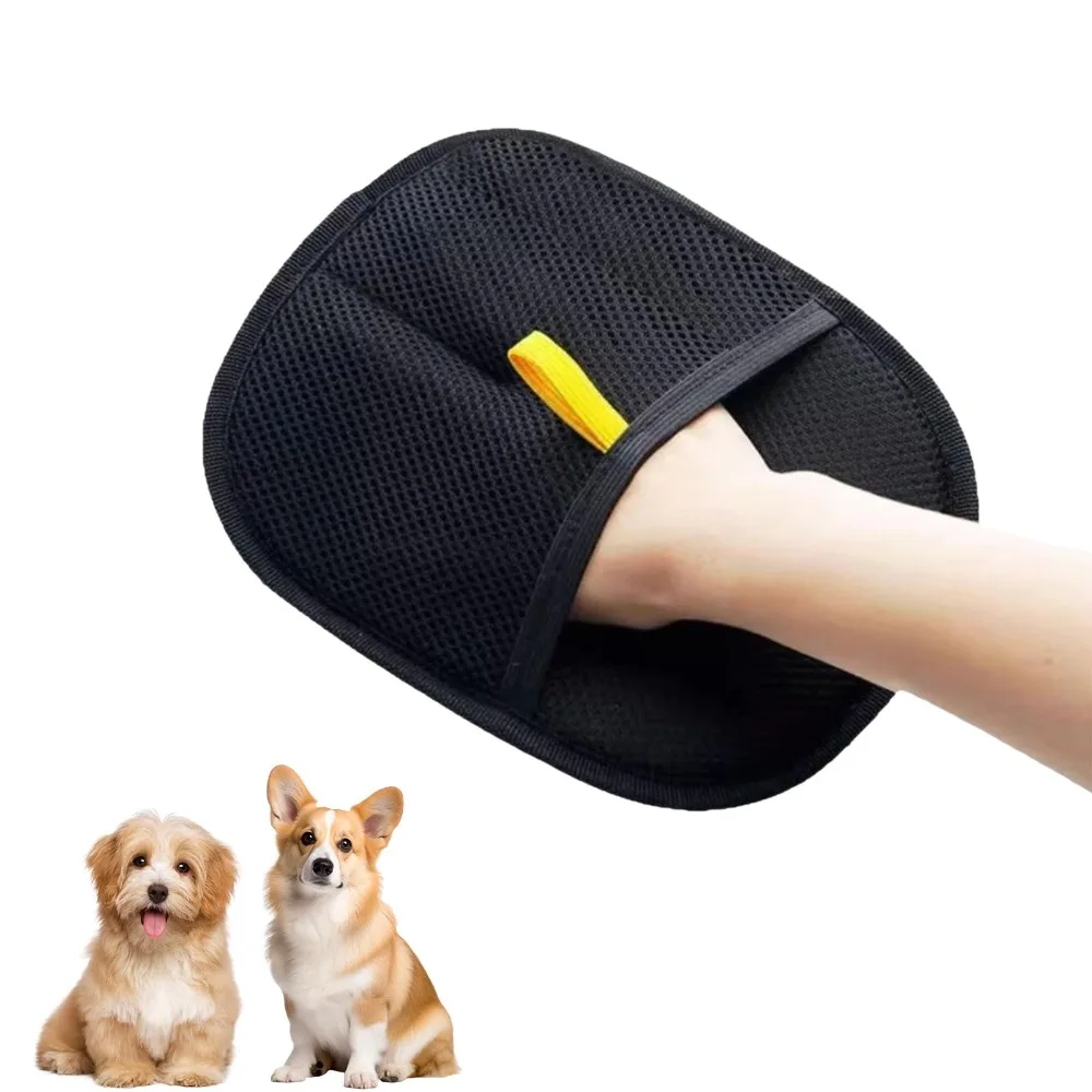 

Pet Hair Removal Gloves Depilation Brushing Tools for Dog Cat Cleaning Soft Grooming Brush Efficient Hair Remover From Clothes