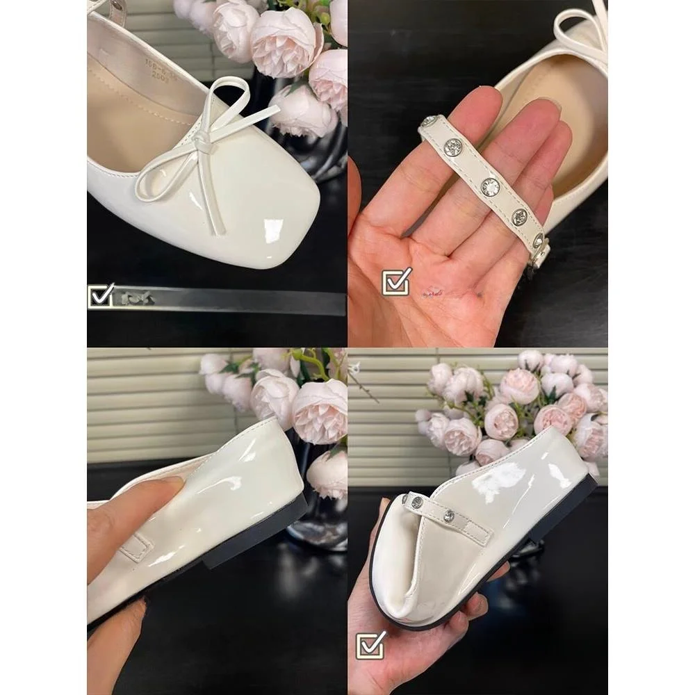 Elegant Elevating Mary Jane Slippers Women Summer Outdoor Wear 2026 New Slip-On Comfortable Flat Heel Fashionable Sandals