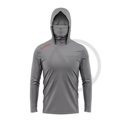 HotSale RIGHTTRACK Mask Hoodies Fishing Clothing UPF50 UV Colorful Hunting Climbing Camping Hiking Breathable Outdoor Apparel