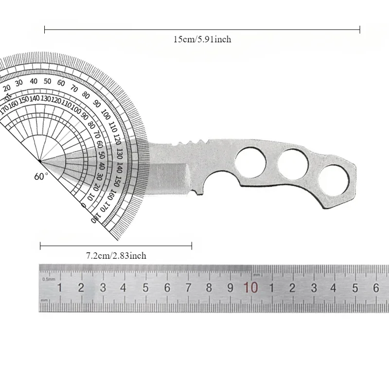 2024 New outdoor handle + set integrated straight knife, camping survival knife, edc jungle camping outdoor knife