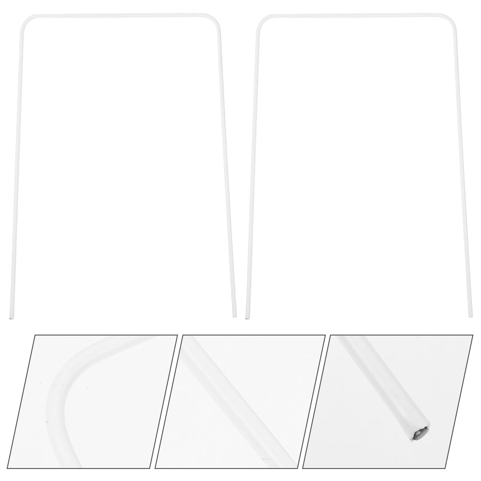

9 Pcs Croquet Indoor Wickets Replacement Accessories Game Parts White Heavy Duty Child