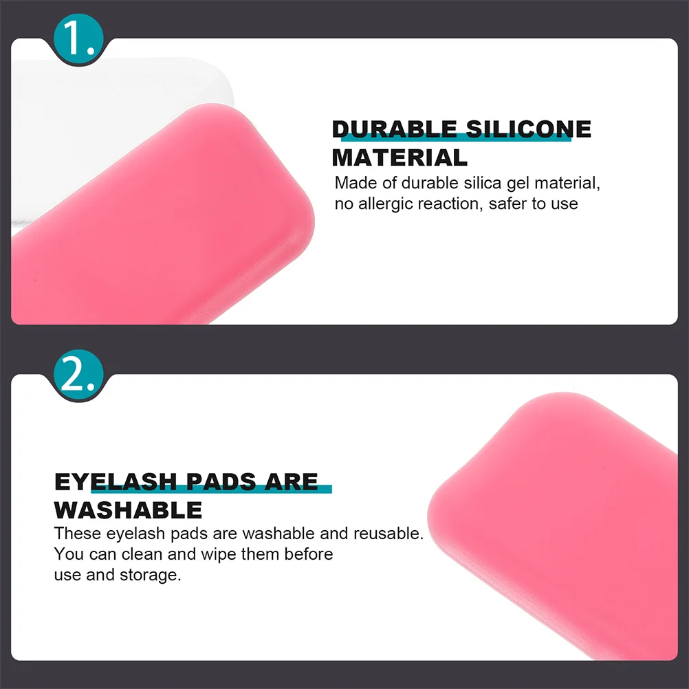 

6Pcs Eyelash Grafting Pad Silicone Forehead Cushions False Lashes Holder Reusable Lash Extension Tools Supplies