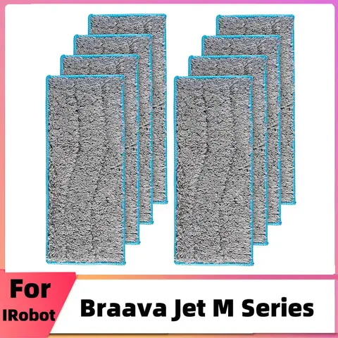 iRobot Braava Jet M6 로봇 진공 청소기 걸레 천 걸레 패드 교체 액세서리 부품 용 세척 가능한 습식 걸레 패드