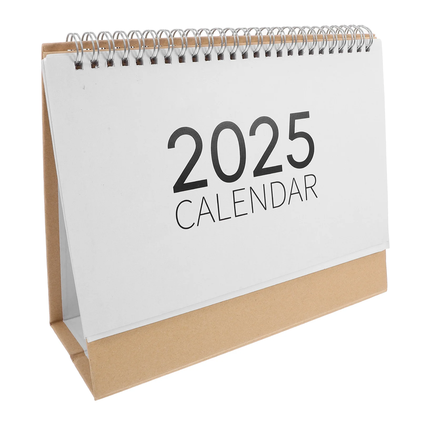 Daily Calendar Desk Planner Simple Design Thick Paper No Ink Bleed Foldable Standup Desktop Calendar For Office Home Decor