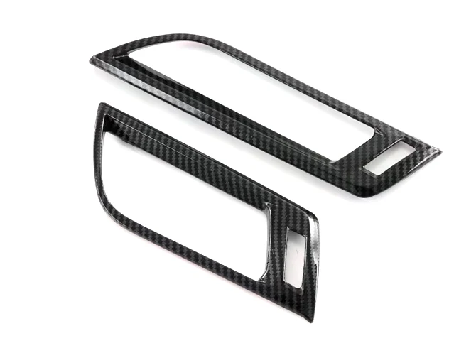 Carbon Fiber Style Interior Air-Condition Vent Outlet Cover Trim For Toyota Sienna (XL40) 2021 2022 Car Accessories Stickers W4 - view 2