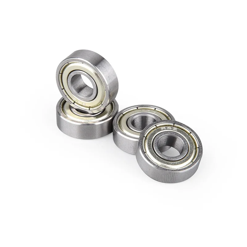 4pcs R4ZZ R4 Motor Bearing Roller Wheel Bearings Deep Groove Ball Pulley Wheel