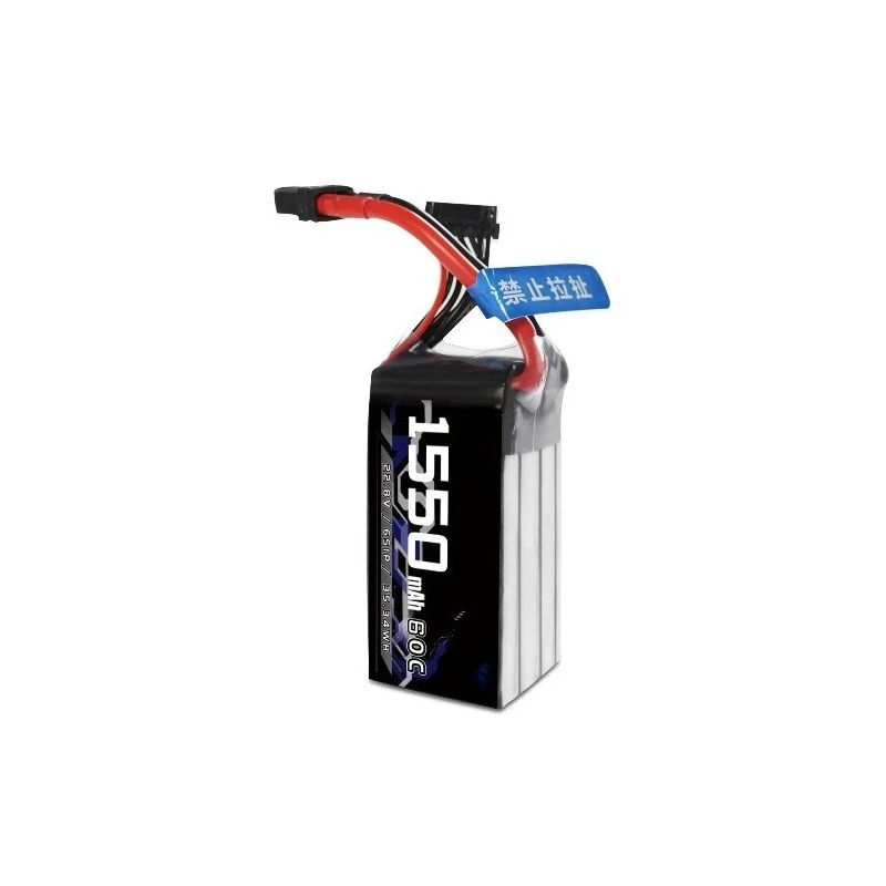 แบตเตอรี่ GEPRC 6S 22.8V 1550mAh 60C รุ่นอัพเกรด สำหรับโดรนซีรีส์ 3-5 นิ้ว สำหรับโดรน RC FPV ควอดคอปเตอร์ ฟรีสไตล์ อุปกรณ์เสริมอะไหล่โดรน