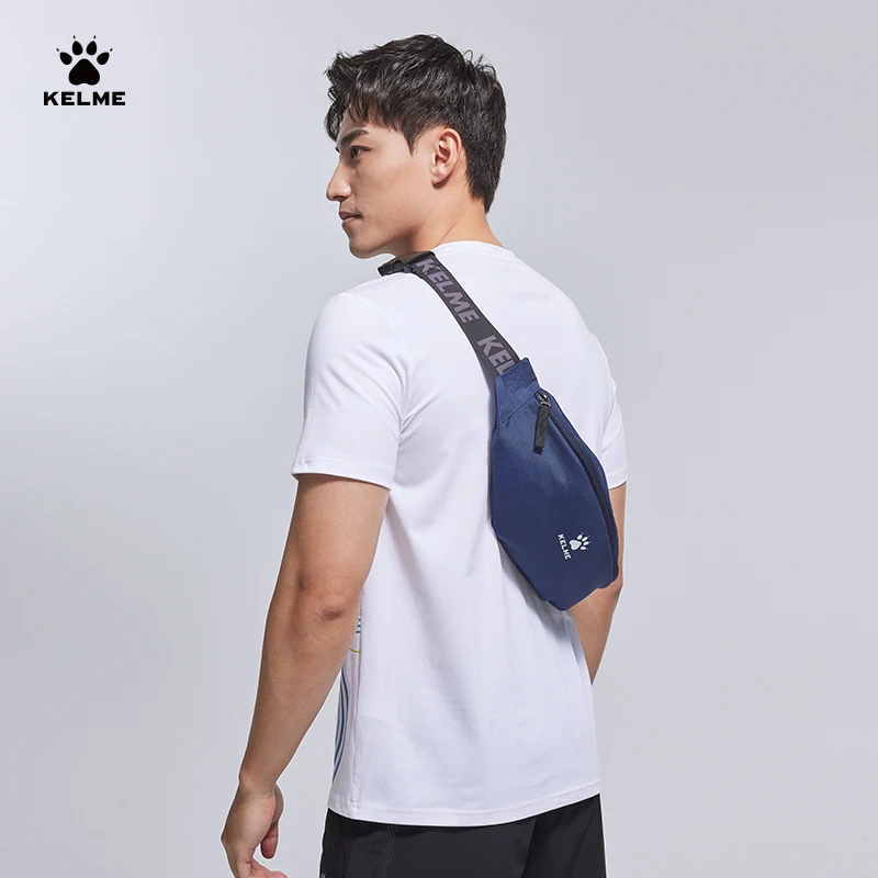 KELME Waist Bag High-Capacity Men's And Women's Chest Bag Outdoor Running Sports Bag Casual  Bag Shoulder Bag 8201BB5002