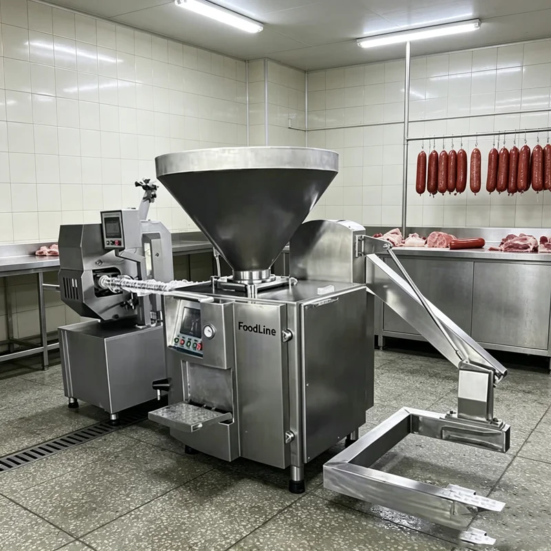 Fully Automatic Vacuum Enema Machine Complete Set Machinery for Ham Sausage Processing Corn Sausage Filling Equipment Customized