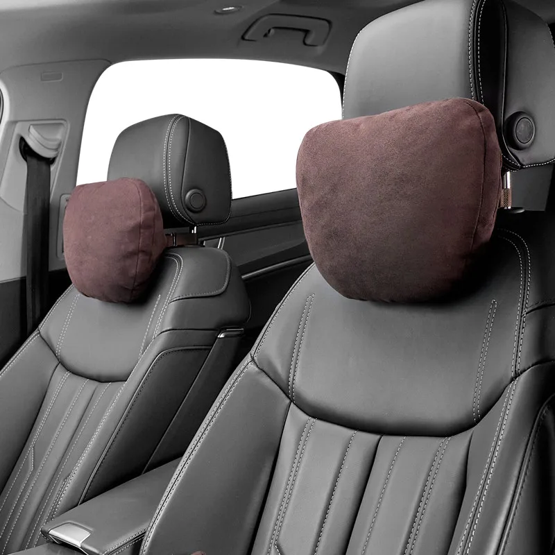 For VW Audi BMW Tesla Hyundai KIA Car Seat Headrest Neck Pillow for Porsche Mercedes Benz BYD Lexus Toyota Honda Accessories view 2