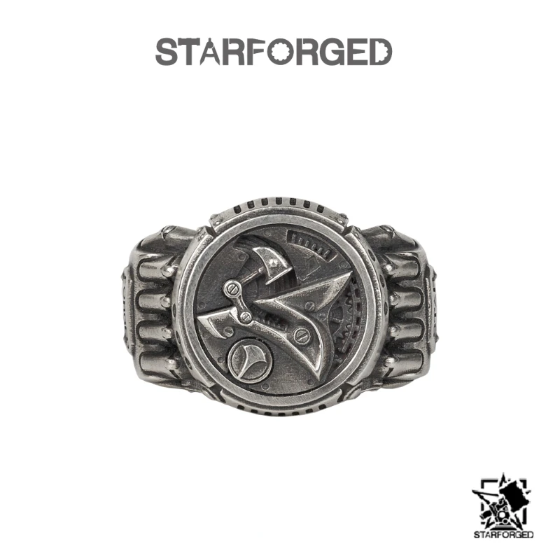 

StarForged Star Casting II Anniversary Commemorative Ring Limited Release 925 Silver Trendy Silver Ornament Ring