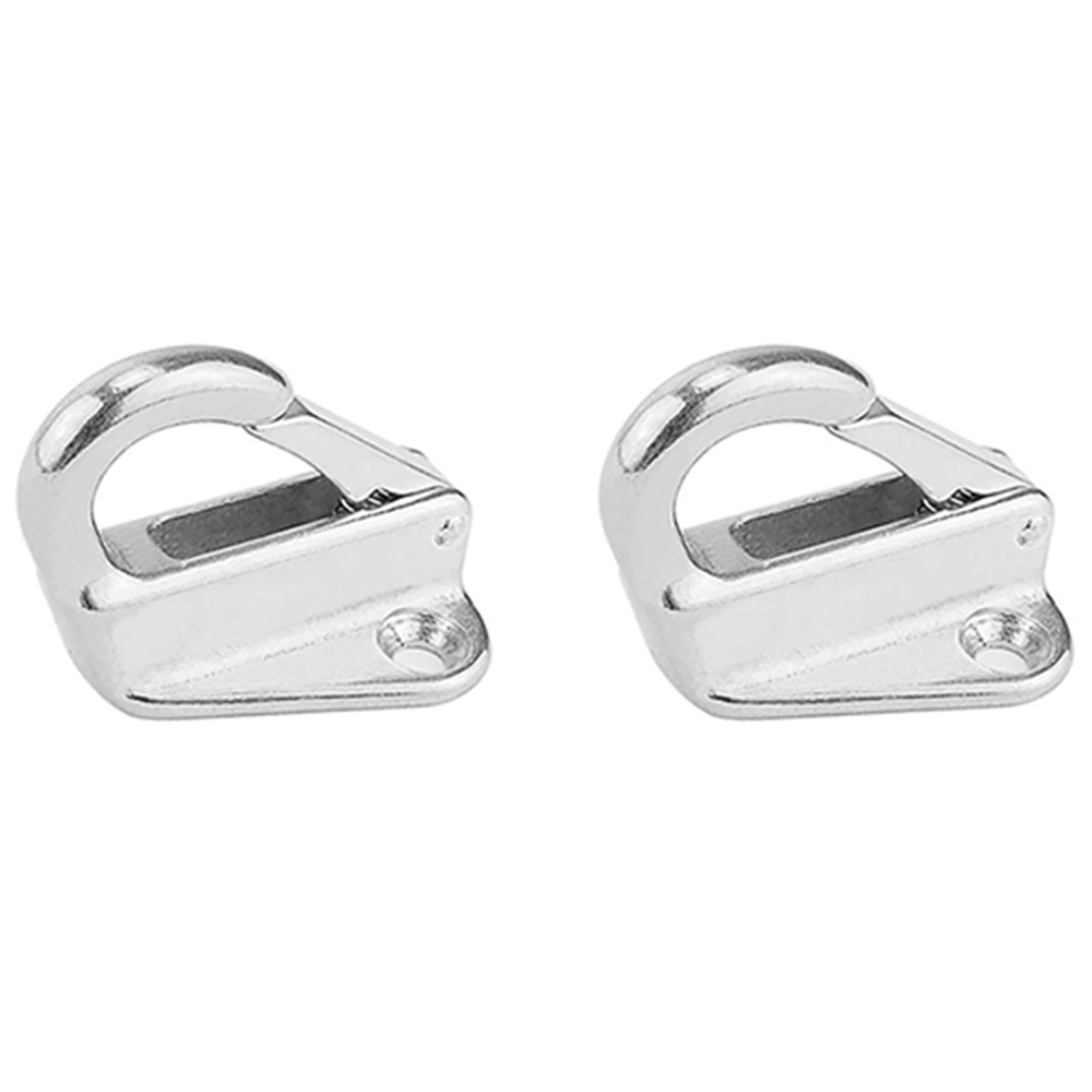 Authentic Marine Boat Fender Hooks Stainless Steel Spring Snap Type Fender Fending Hook Hanger 4 Pcs
