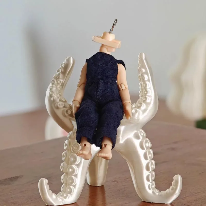 Octopus Tentacle Chair Stand For 1/4 1/6 1/8 BJD Doll, Anime Figure Display Holder, Desktop Decoration Doll Accessories Ornament